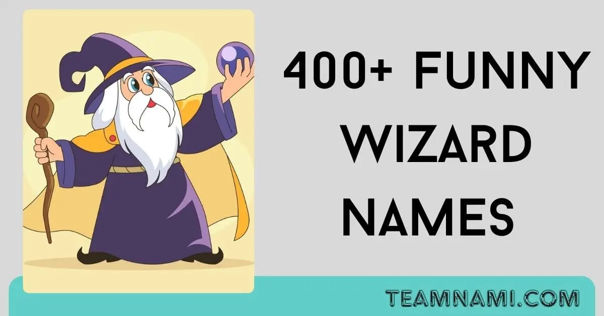 A group of funny wizards with quirky costumes, holding magical staffs and casting humorous spells