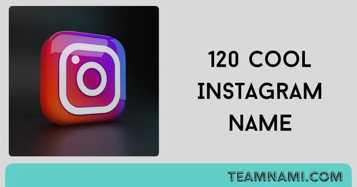 A variety of cool and creative Instagram username ideas displayed across different niches like fashion, fitness, travel, food, and gaming, designed to help users choose unique and eye-catching profile names.