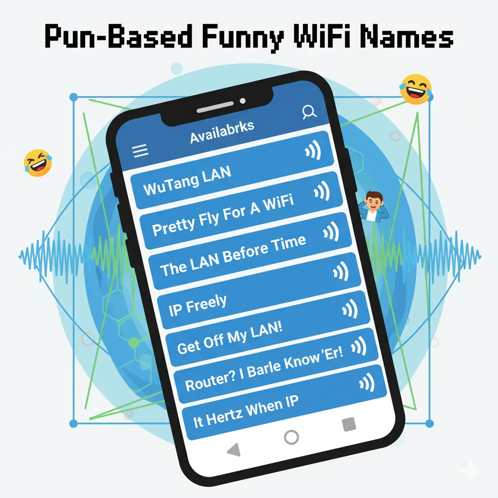 Pun-Based Funny WiFi Names