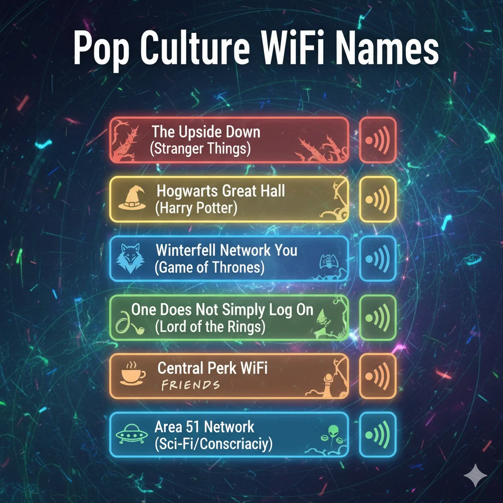 Pop Culture WiFi Names