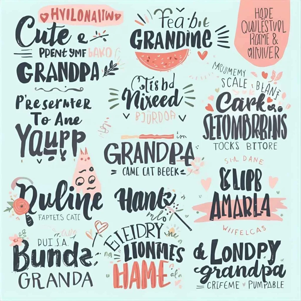 Cute & Quirky Grandpa Names