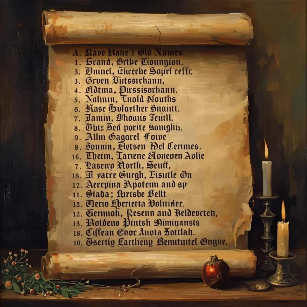 Rare & Unique Old Man Names