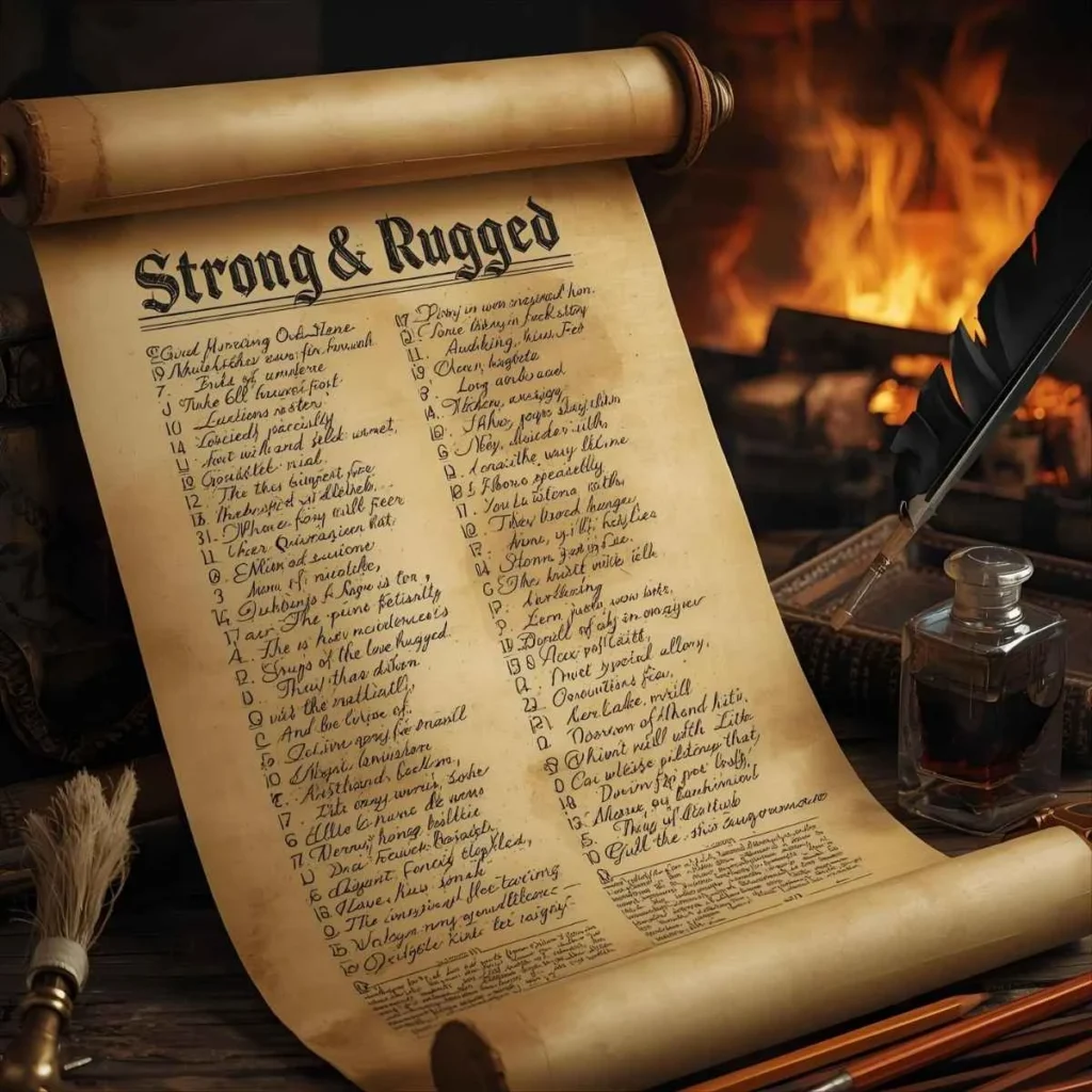 Strong & Rugged Old Man Names