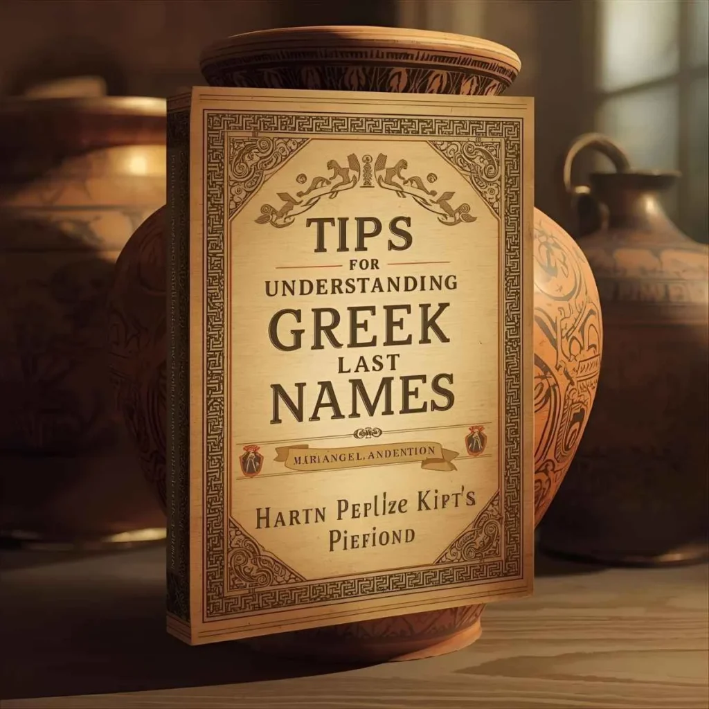 Tips for Understanding Greek Last Names